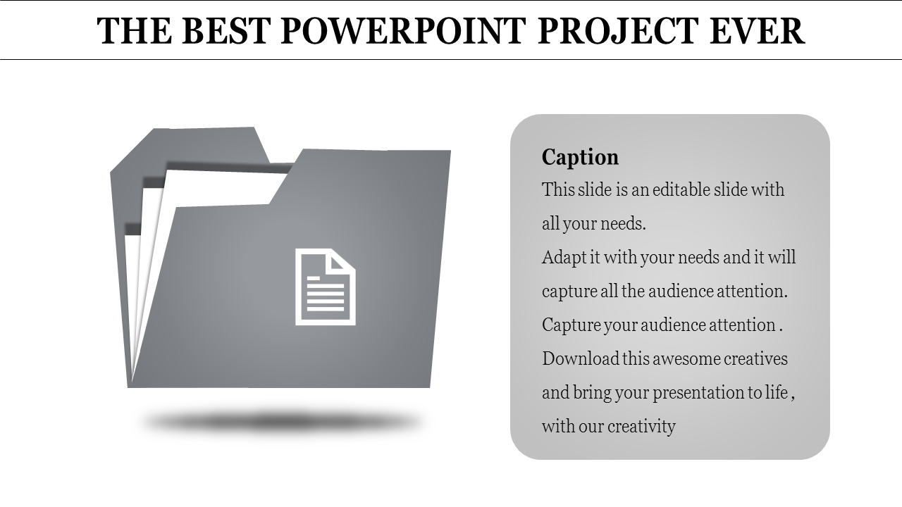 Attractive Project PowerPoint Template and Google Slides